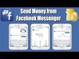 Send money through the new features of facebook